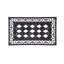 Paillasson Sassafras 20 po x 10 po avec cadre en caoutchouc Spring Season