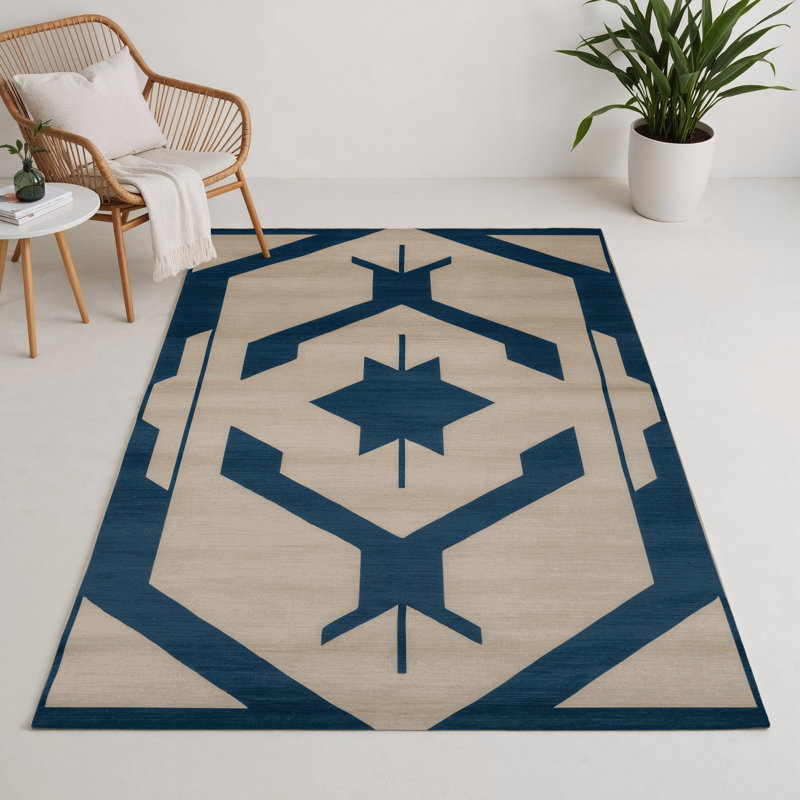 Tapis intérieur et extérieur ArtDeco, Rectangle 9 pi x 12 pi