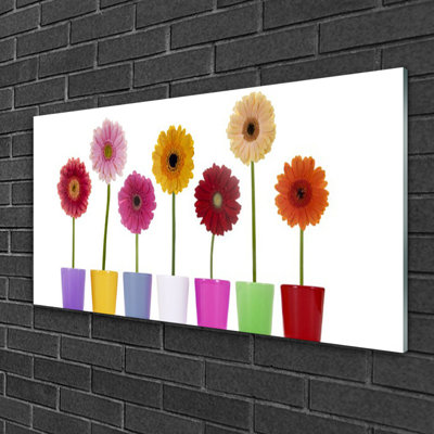 Flowers - No Frame Print on Glass