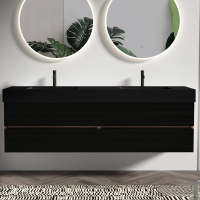 Dureau Wall Mounted With Granite Top