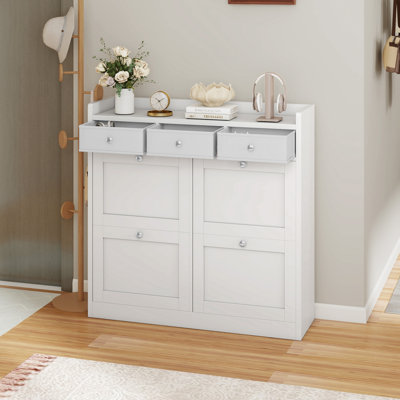 16-18 Pair Flip Down Shoe Storage