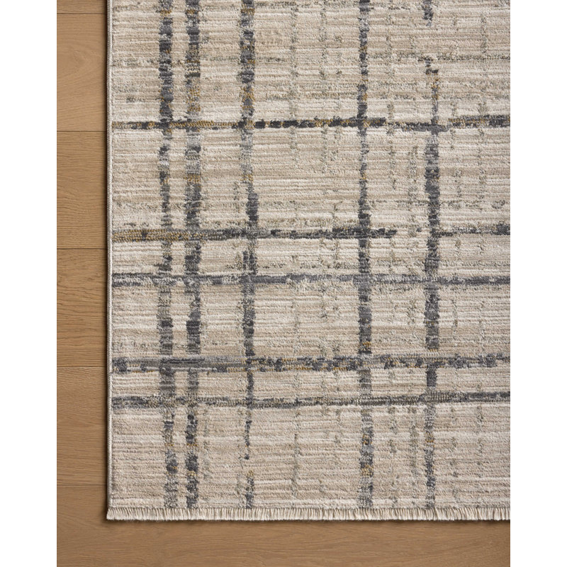 Marlia Beige / Midnight Area Rug, Square 1'6"