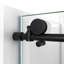 Ensemble de douche coulissante sans cadre DreamLine Enigma-X P 34 1/2 po x l 68 3/8 - 72 3/8 po x H 76 po noir mat-85571395-131231145-131231146