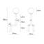 Lampe de table brune 22,05 po Yusha