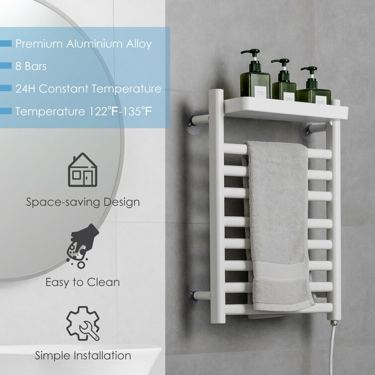 Towel Warmer for Bath and Heated Drying Rack, Free Standing, Wall Mount  TW-05S - Towel Racks & Holders, Facebook Marketplace