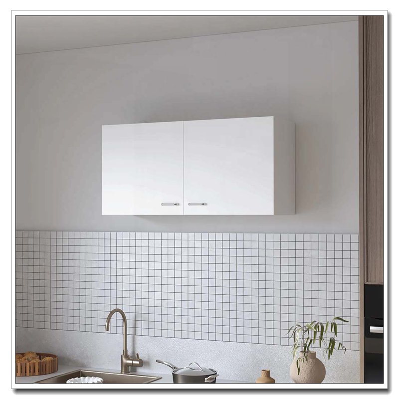 Armoire murale blanche 2 portes