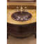 Lavabo de salle de bain ovale 17 po