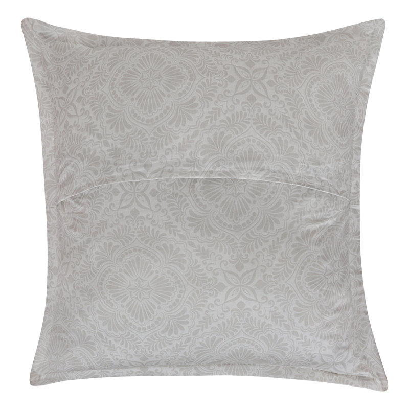 Taie décorative 100% coton, Lyla brun