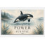 Impression d'art sur toile 24 x 36 pouces - "Orca"