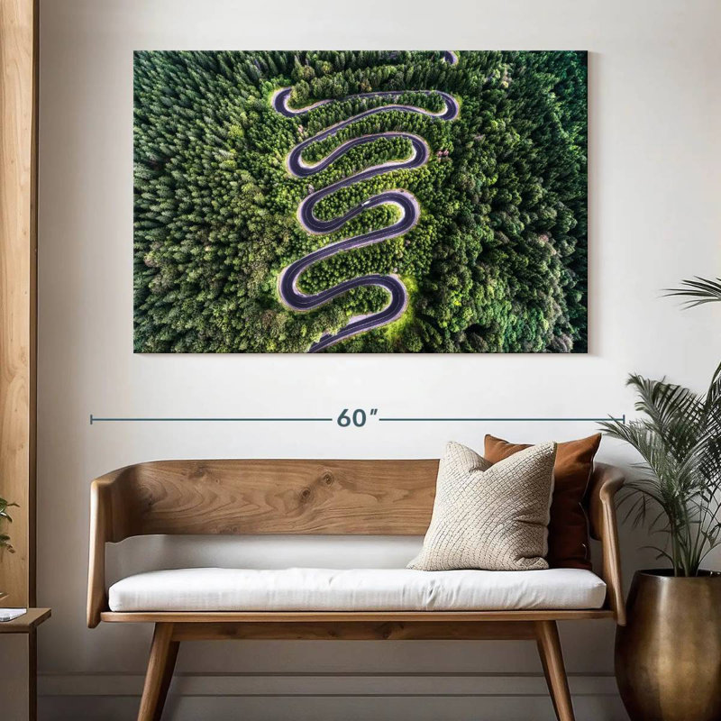 Mehar Transalpina Curvy Road, 34" H x 51" W