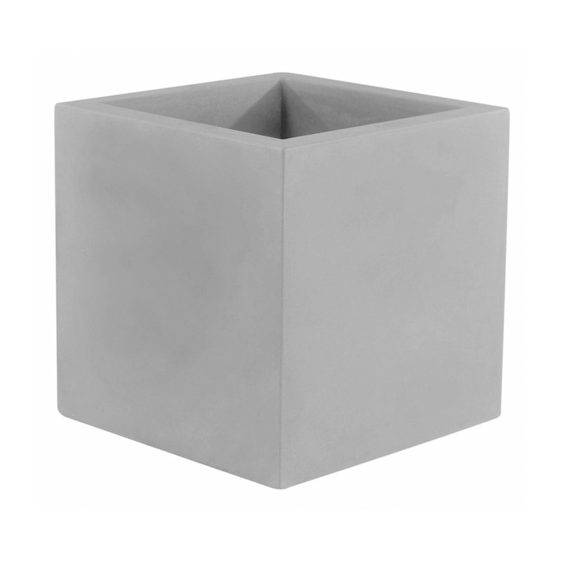 Nano Resin Pot Planter, 4" H x 4" W x 4" D, Bronze