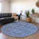 Premium Machine Washable Cerrito AMF564 Denim Rug