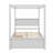 Wood Canopy Bed With Two Drawers
