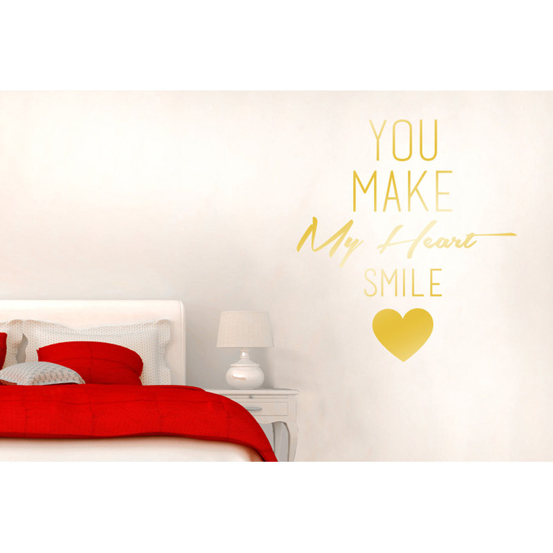 Wall Decal, Shiny Gold