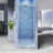 Framed Pivot Shower Door In Chrome With Clear Glass-121697491