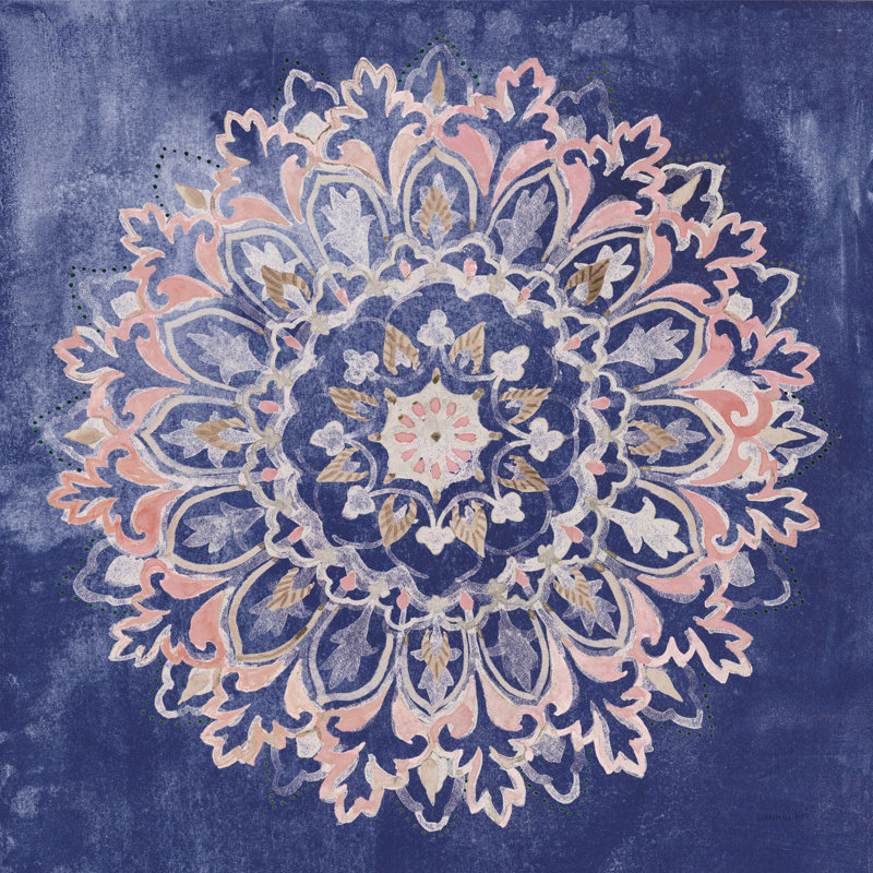 Mandala Delight II by Danhui Nai - Wrapped Canvas Painting, 76cm H x 76cm W