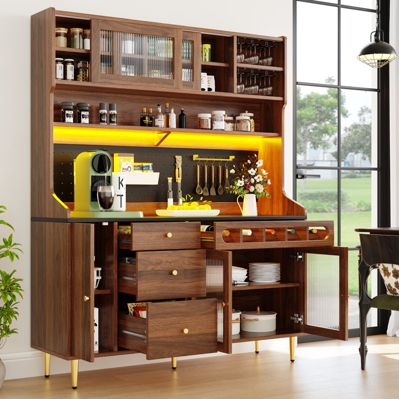 171cm Kitchen Pantry, Natural