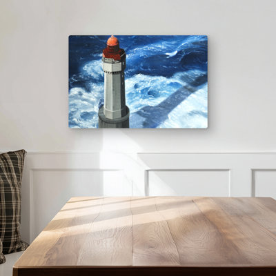 The headlight of jument - Livingroom Marine Metal Print Decor