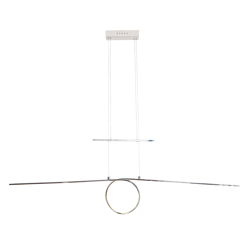 Sollis - Light Silver LED Kitchen Island Pendant