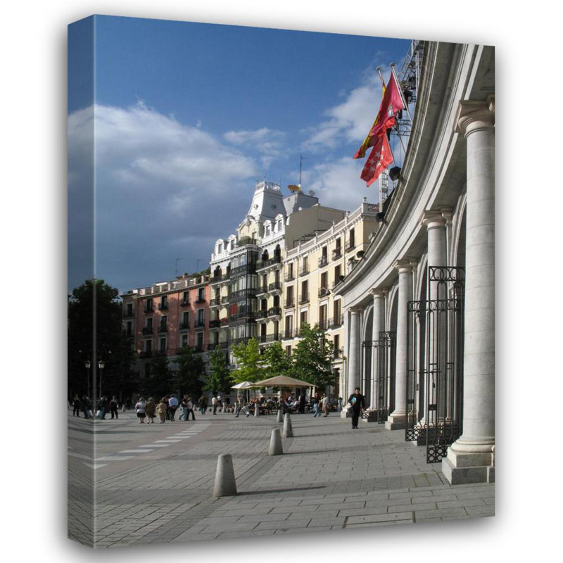 Plaza de Oriente, Madrid, Spain, 37" H x 28" W