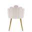Chaises de salle à manger en velours avec pieds dorés (ensemble de 2)-1803453909