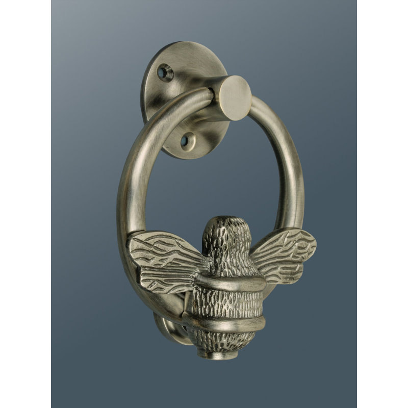Pewter Ring Bee Door Knocker
