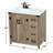 Slayton 32 " W Freestanding Standard 1 Single Vanity Bathroom Vanity With Engineered Marble Top-1196277636