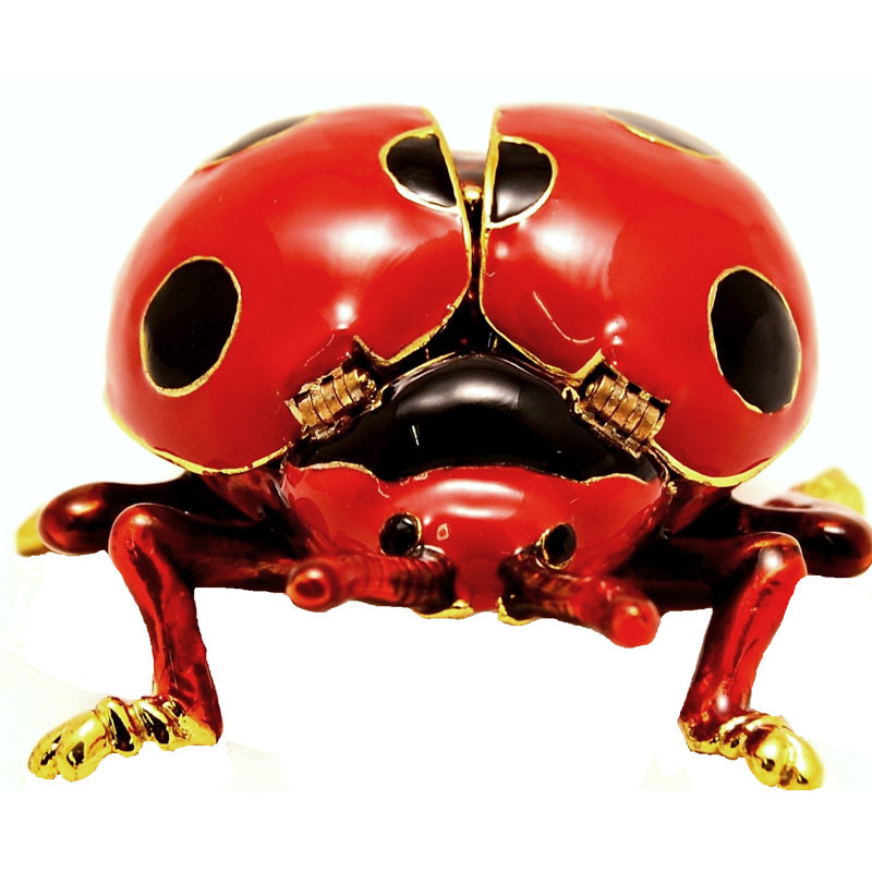 Ladybug Metal Decorative Box