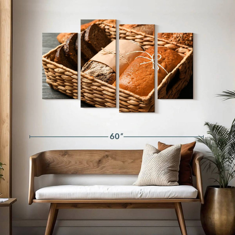 Yarlin Bread Gift Basket, 32" H x 52" W