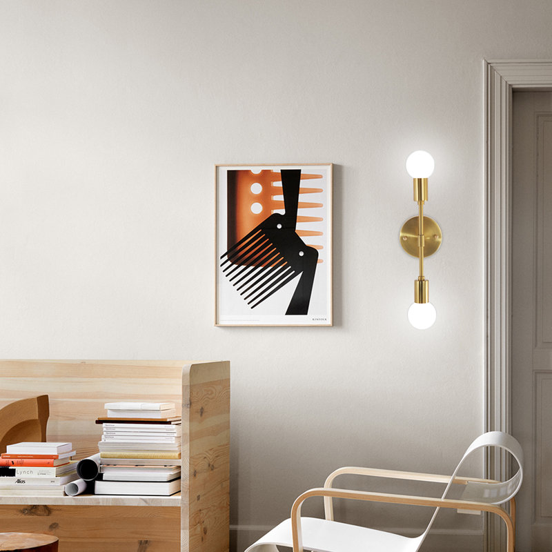 Jaimin 2 - Light Dimmable Vanity Light, Brushed Gold
