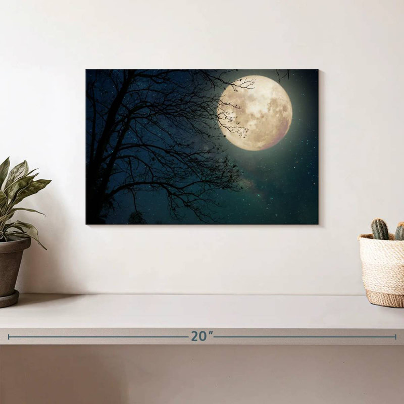 Oberle Starry Sky Full Moon, 8" H x 12" W