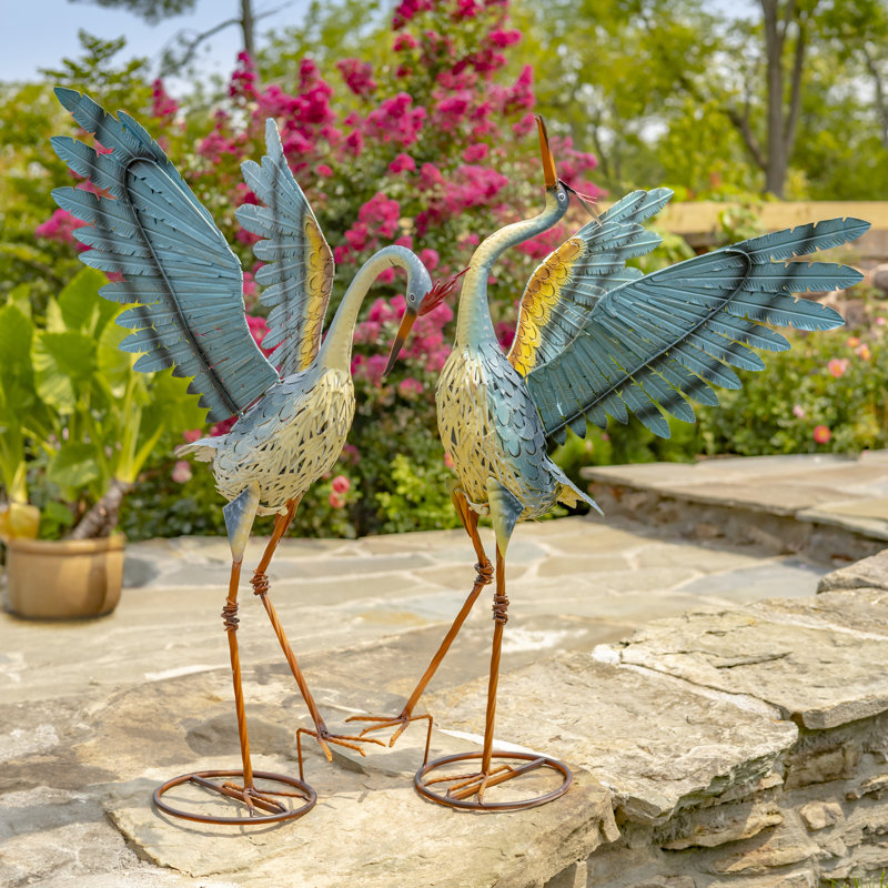 Crossman Bird Metal Garden Statue