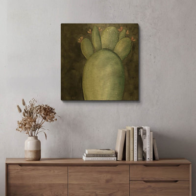" Big Blooming Cactus I " Print