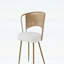 Wicker Side Chair - 2-Piece Set - with Metal Legs,and Wing-Back Design for Comfortable Seating-570918162
