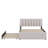 Teddy Fleece Full Size Upholstered Platform Bed with Trundle-93618194