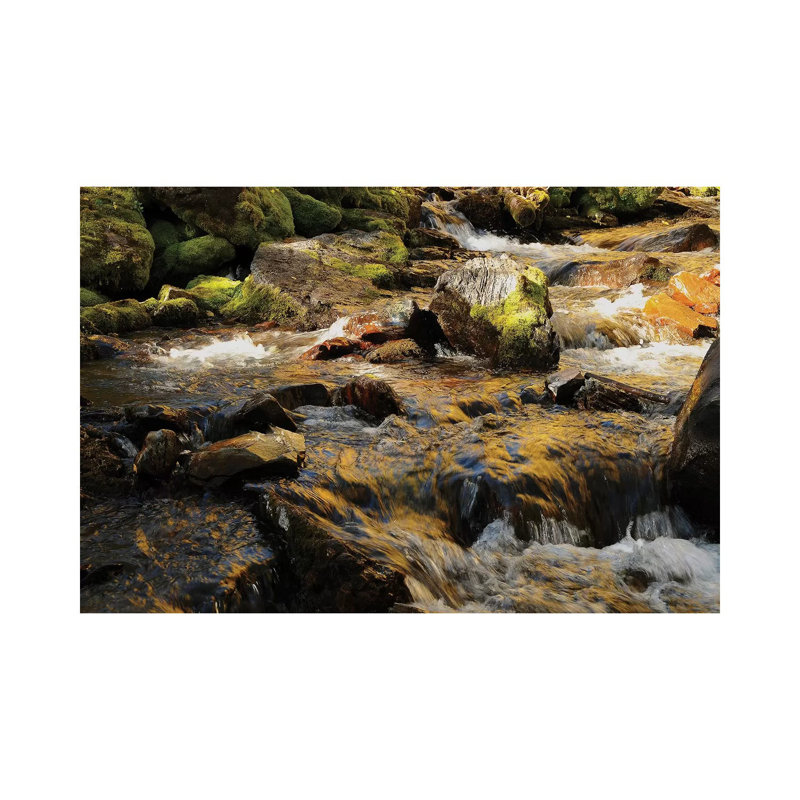 Cascades At Maroon Bells by Brian Wolf - Wrapped Canvas Print, 45.72cm H x 66.04cm W x 1.91cm D