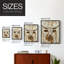 ANIMALS Series DVI - reproduction encadrée de qualité supérieure - prête à être accrochée - aucun clou requis-725483440-725483446