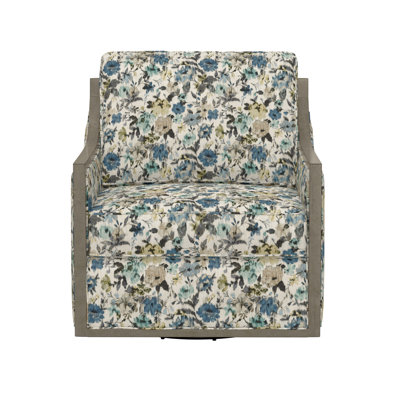 Icarus Upholstered Swivel Accent Chair