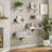 Deep Floating Wall Shelves Set Of 2 With Brackets, Wide Display Shelf For Living Room, Bathroom, Bedroom, Sturdy And Easy-To-Install Wall Mounted Bookshelf-1623942676