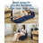 Boneless Folding Sofa Bed with Pillow, Convertible Sleeper Chair & Mattress, Machine Washable Floor Lounger-54255128