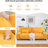 Convertible 2-Person Sofa Bed With Adjustable Backrest,Plush Corduroy Upholstery, 2 Pillows Included-1325084467