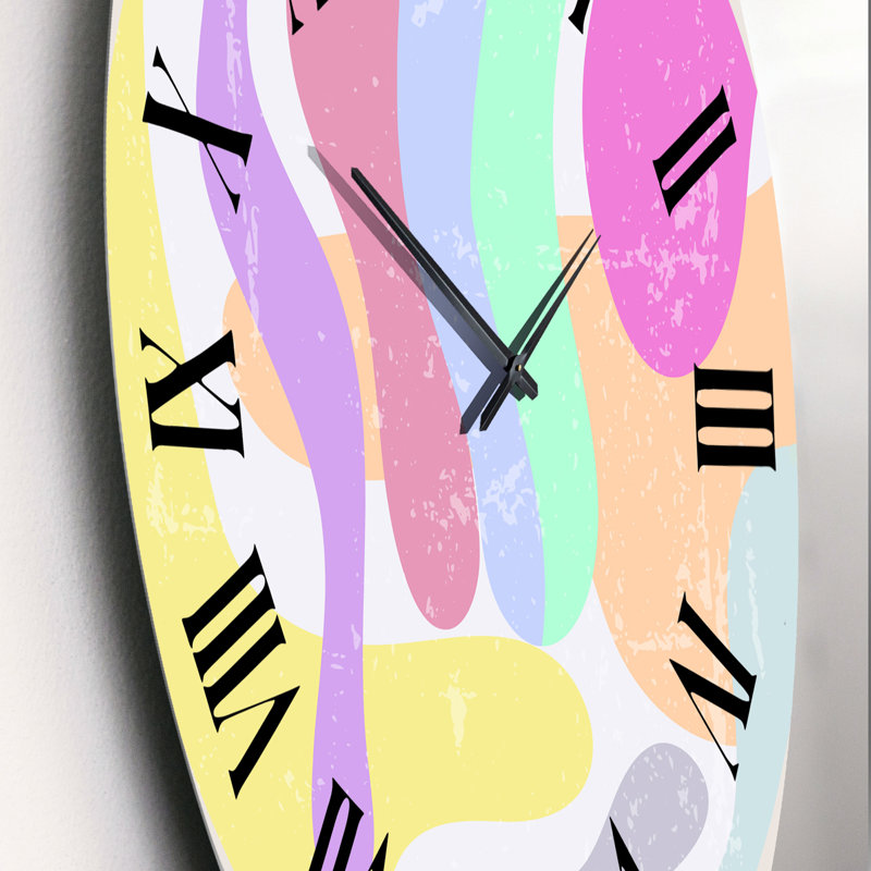 Horloge murale rétro des années 70, Moyen