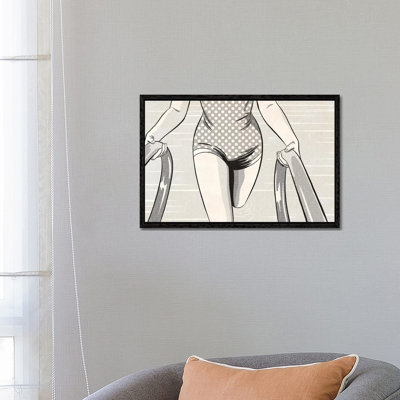 Noir Swim by Joseph McDermott - Print on Canvas