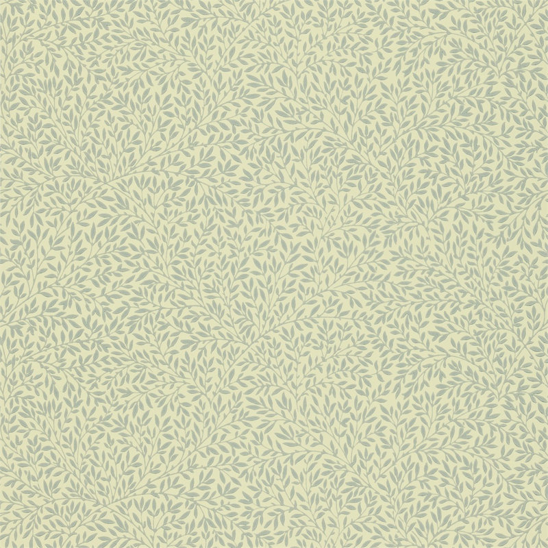Standen Wallpaper, Slate/Pale Ivory