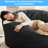  Striped Style Giant Bean Bag Chair Bed For Adults, Convertible Adult Beanbag From Lazy Chair To Floor Mattress, Large Round Bean Bag Lazy Sofa With High-density Foam Filling, Machine Washable-1740196534-1740196529