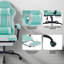 Fauteuil de jeu pivotant en cuir PU avec repose-pieds et inclinaison réglable Wells-274965169
