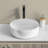 Integrated White Ceramic Basin, Drain NOT Included