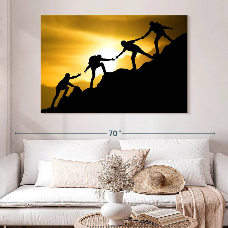 Sireci Climbing Teamwork, 30" H x 45" W