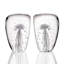 Art Glass Jellyfish Bookend Pair