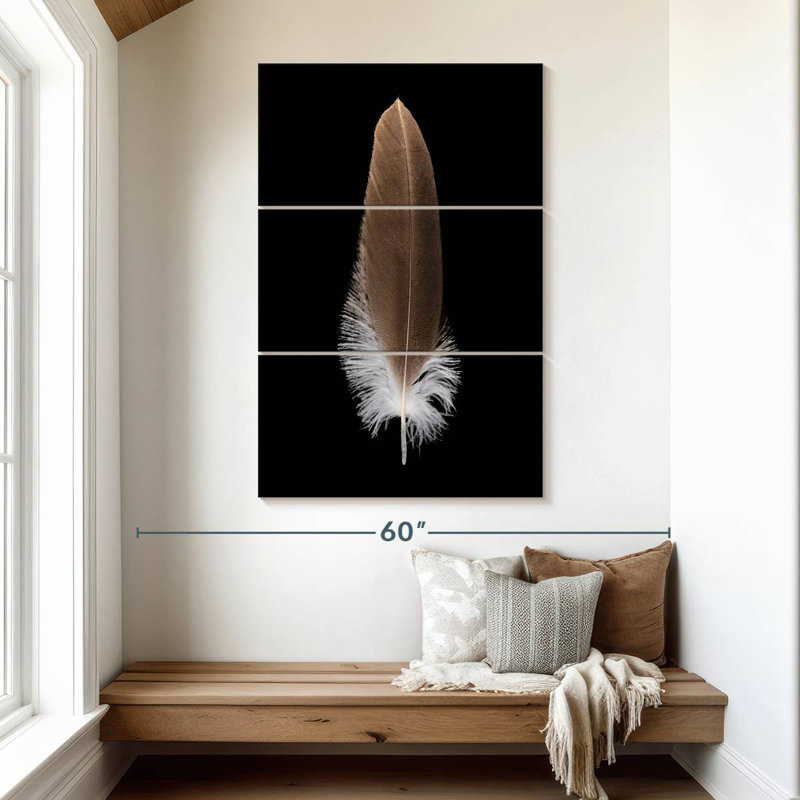 Kerner Eagle's Brown Feather, 50" H x 32" W